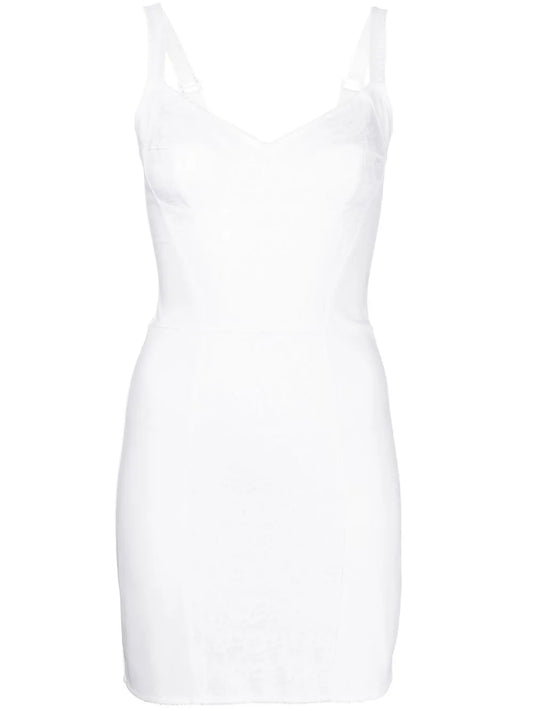 Lace-Panelling Bustier Dress