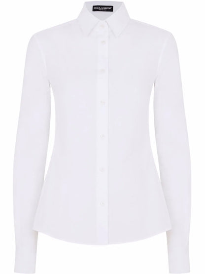 Button-Up Poplin Shirt