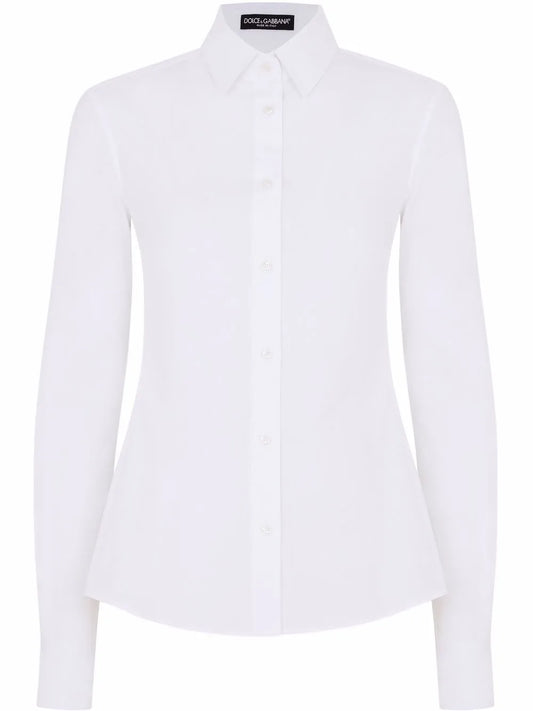 Button-Up Poplin Shirt