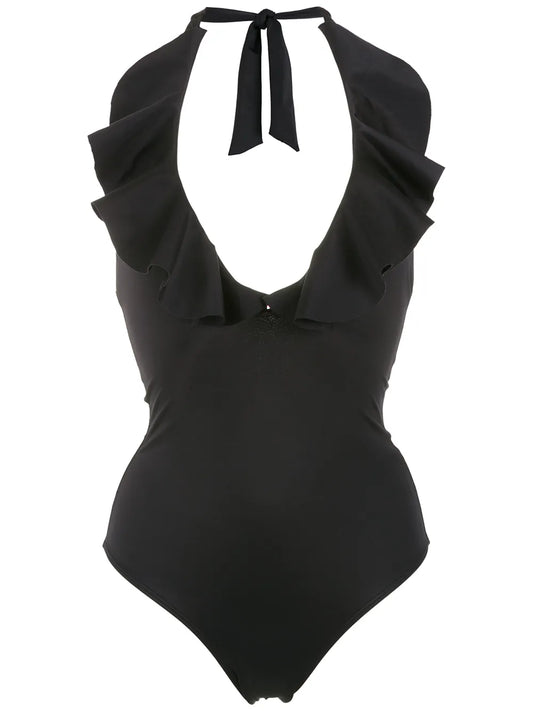 Attitude Ruffled Swimsuit