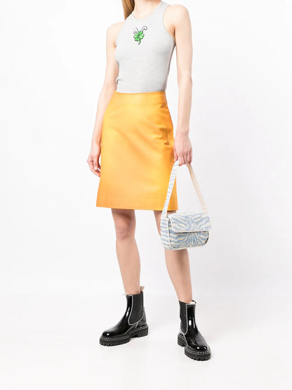 Graphic-Print U-Neck Vest