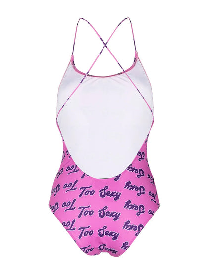 Too Sexy Print One-Piece Swimsuit