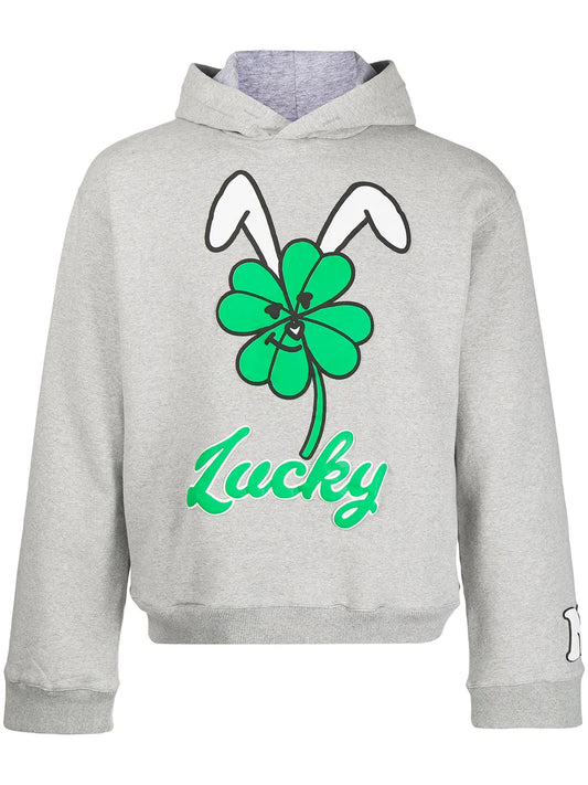 Graphic-Print Pullover Hoodie
