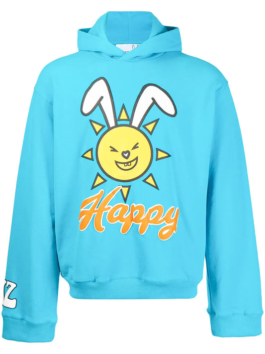 Graphic-Print Pullover Hoodie