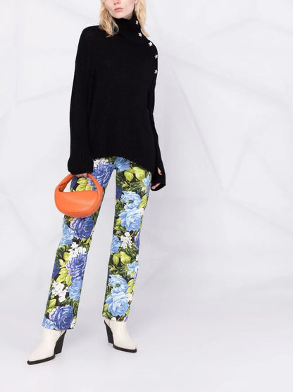 Alma Star-Charm High-Neck Jumper