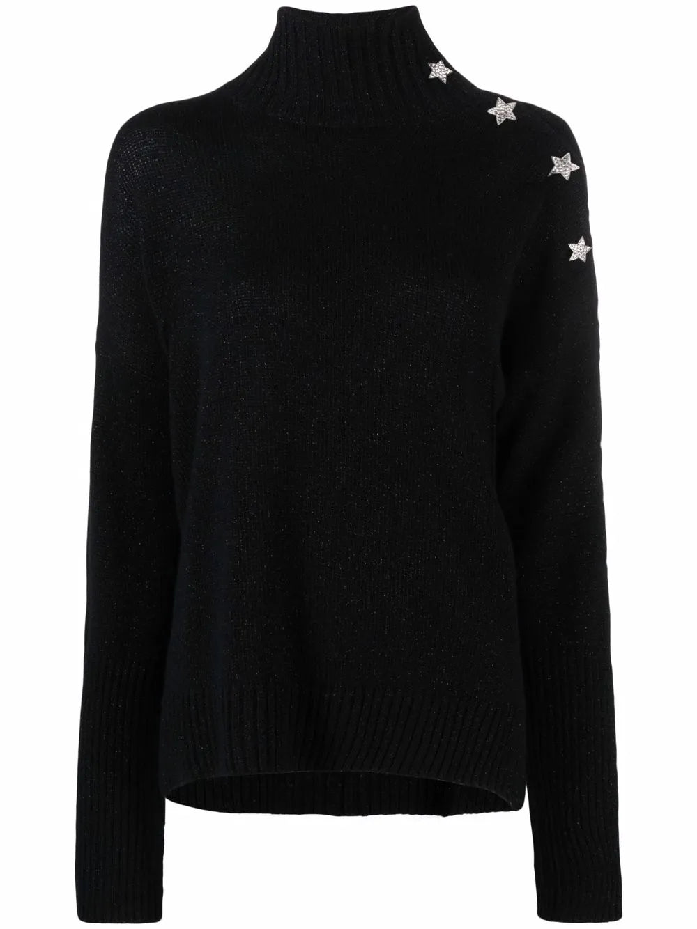 Alma Star-Charm High-Neck Jumper