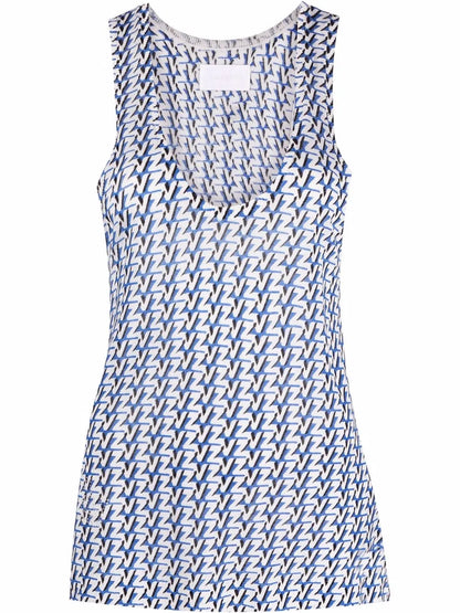 Lee Monogram-Print Tank Top
