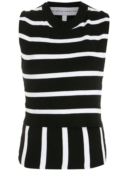 Striped Sleeveless Top