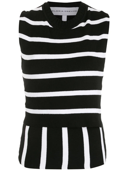 Striped Sleeveless Top