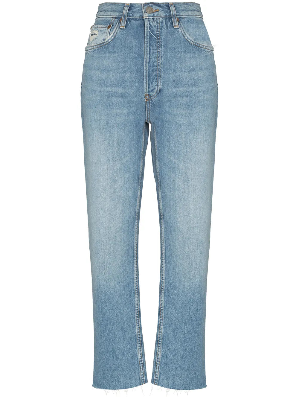 70S Stone Pipe Straight-Leg Jeans