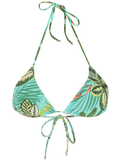 Ilana Tropical Print Bikini Top