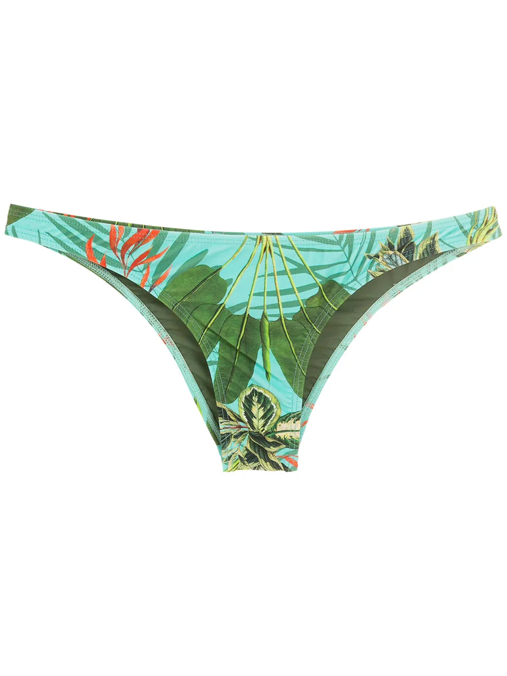 Poipu Tropical Print Bikini Bottoms