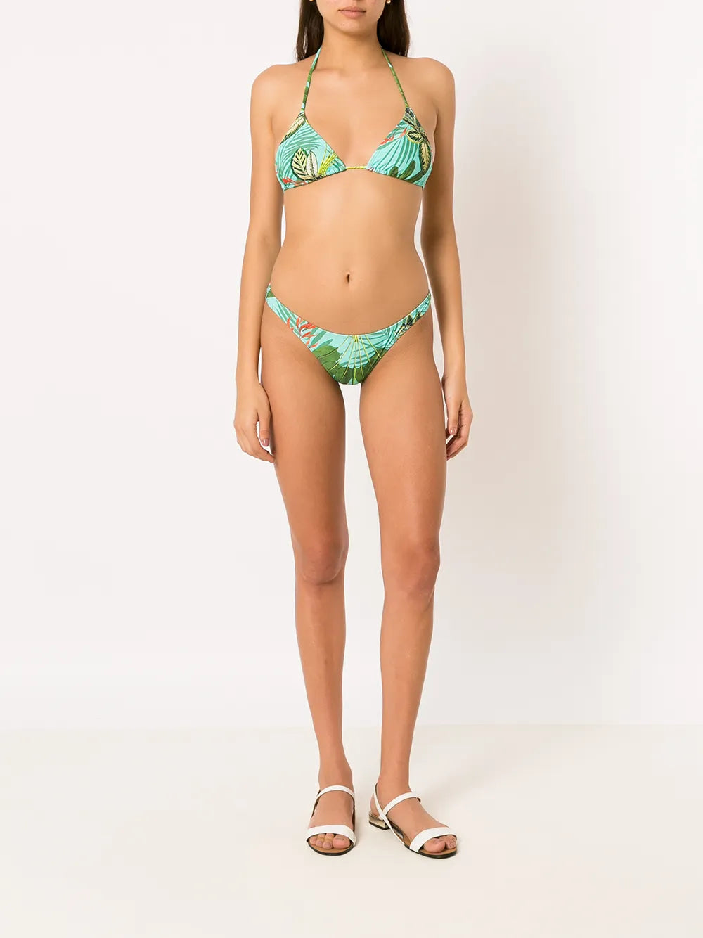 Poipu Tropical Print Bikini Bottoms
