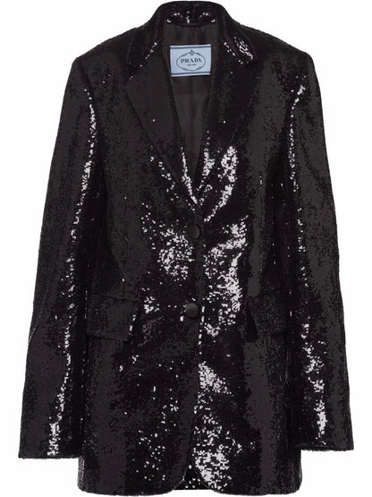 Sequin-Embellished Blazer