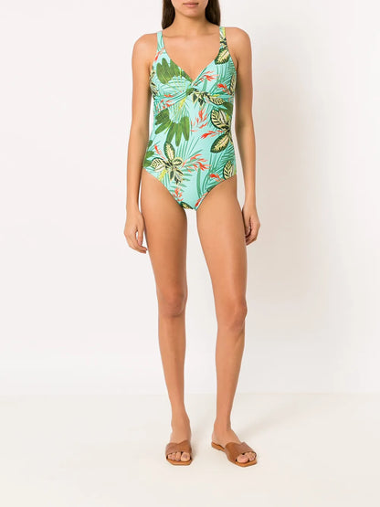 Adriana Tropical Print Swimsuit