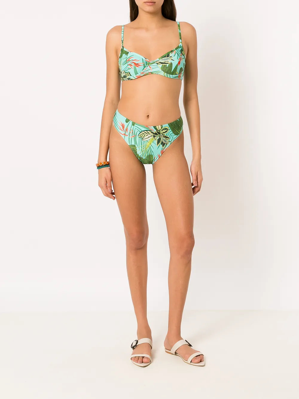 Lilica Leaf-Print Bikini