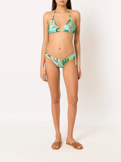Iasmin Tropical Print Bikini Top