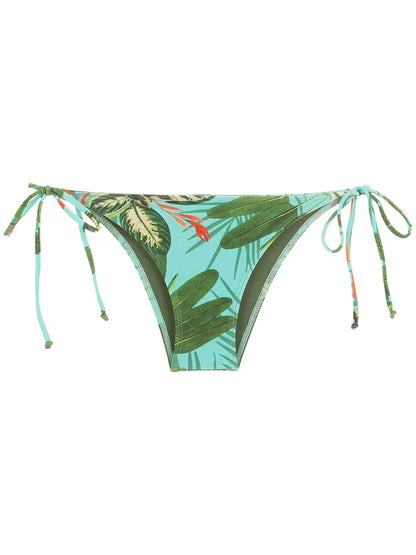 Thai Tropical Print Bikini Bottoms