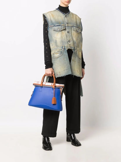 Derelict Asymmetric Denim Gilet