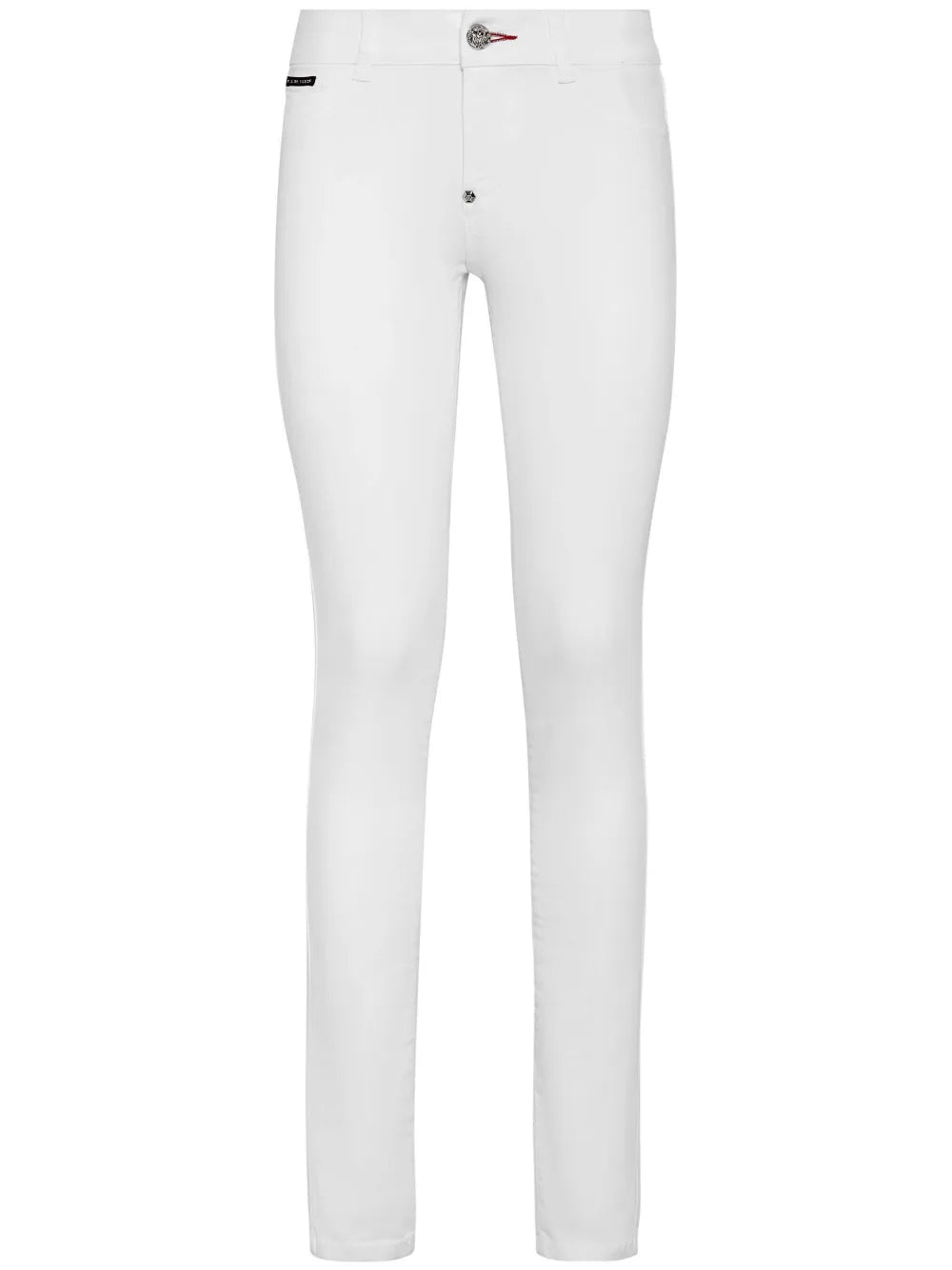 Logo-Plaque Skinny-Cut Jeans