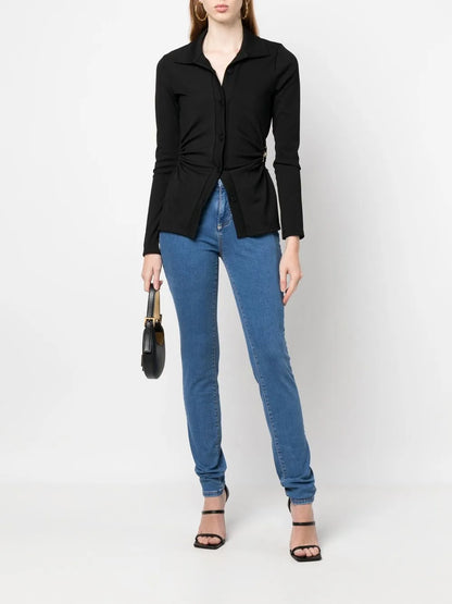 High-Waist Skinny-Cut Jeans