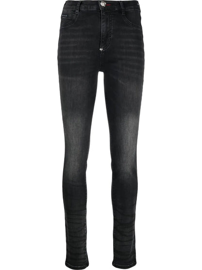 High-Waist Skinny-Cut Jeans