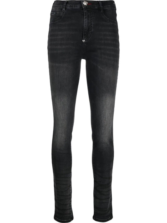 High-Waist Skinny-Cut Jeans
