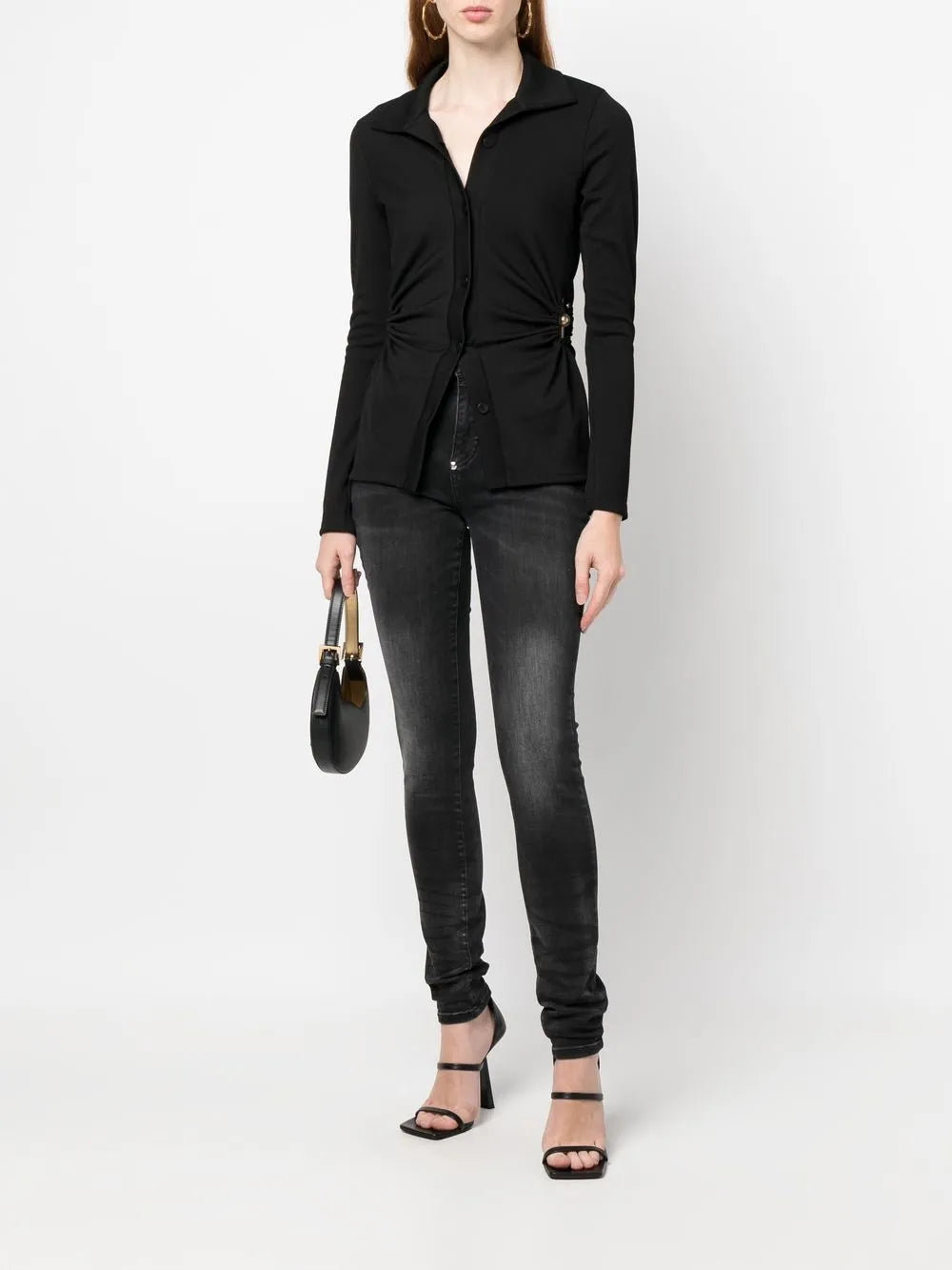 High-Waist Skinny-Cut Jeans