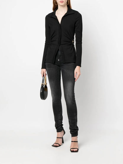 High-Waist Skinny-Cut Jeans