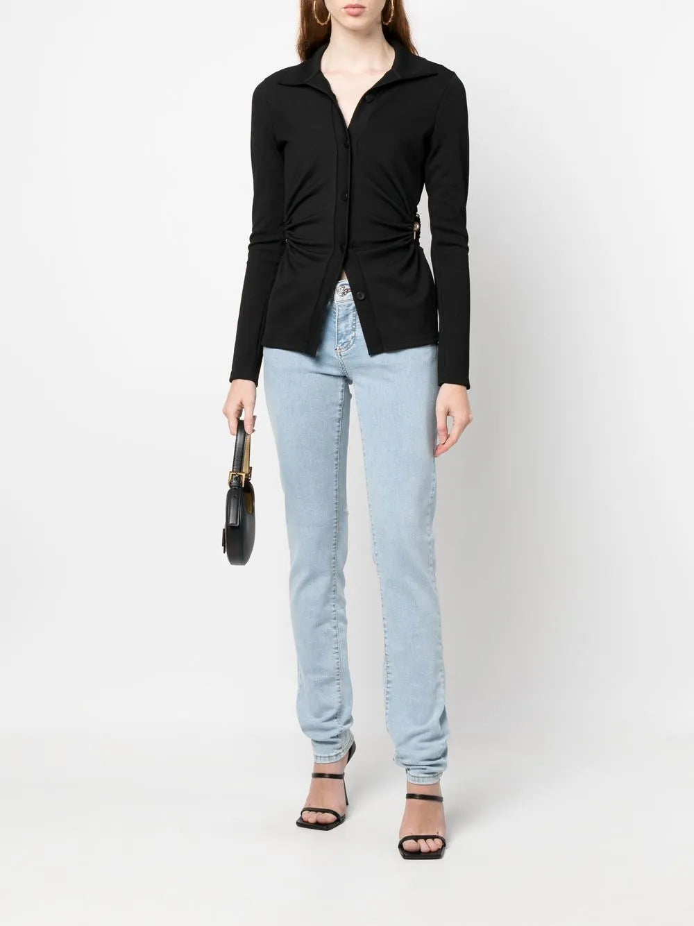 Light-Wash Slim-Cut Jeans