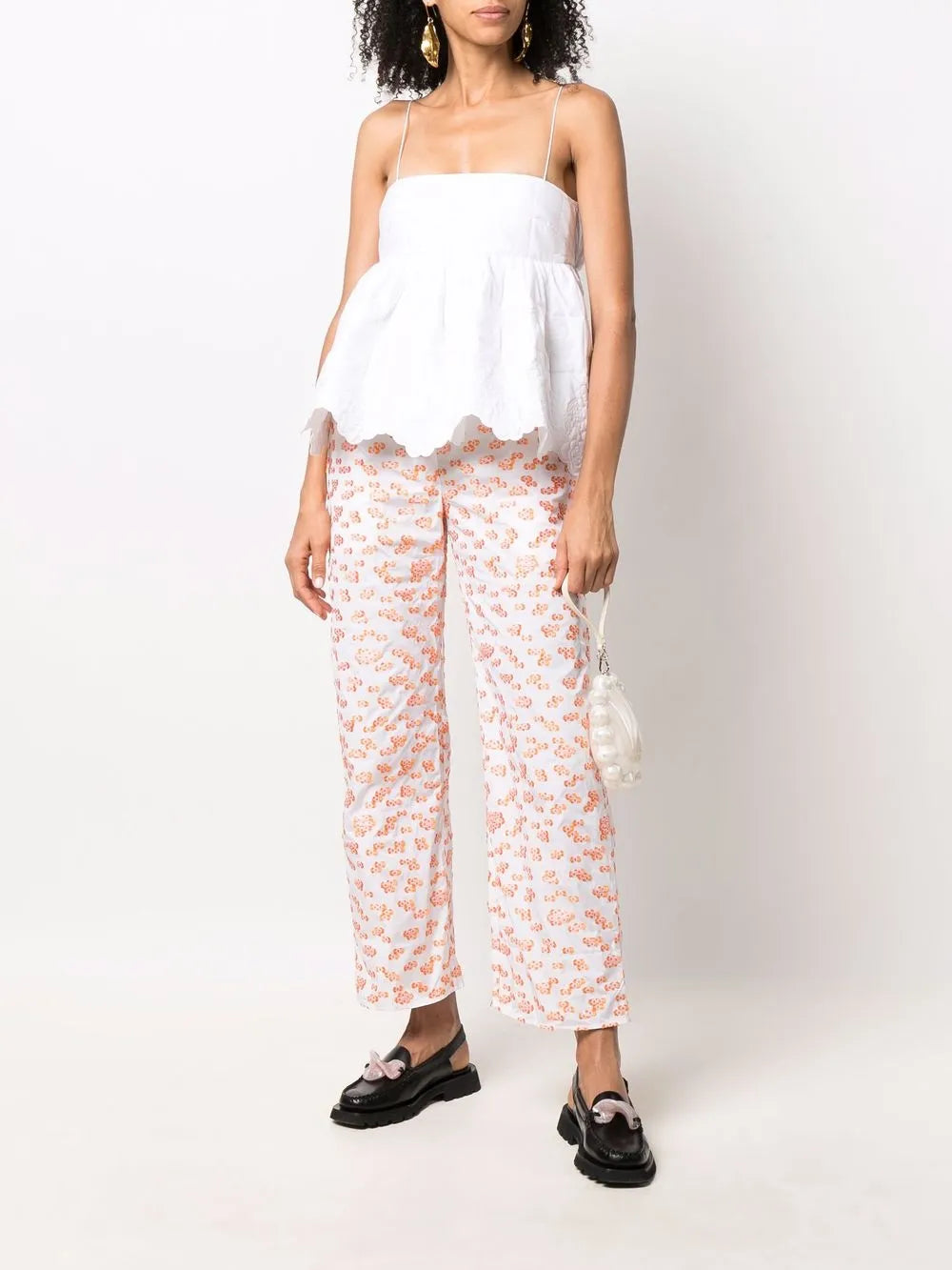 Selena Floral-Quilted Top