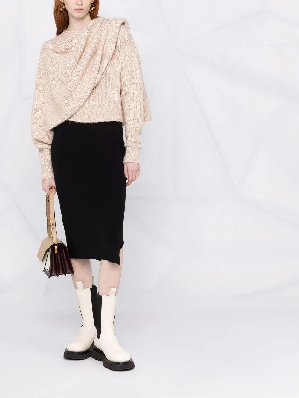 High-Waisted Pencil Skirt