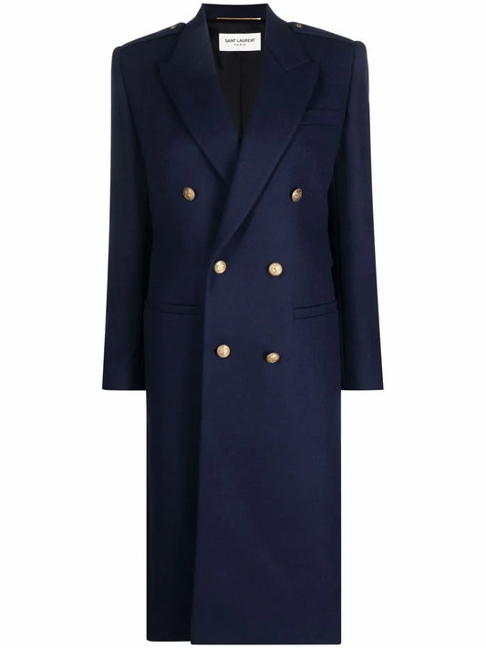 Double-Breasted Tailored Coat