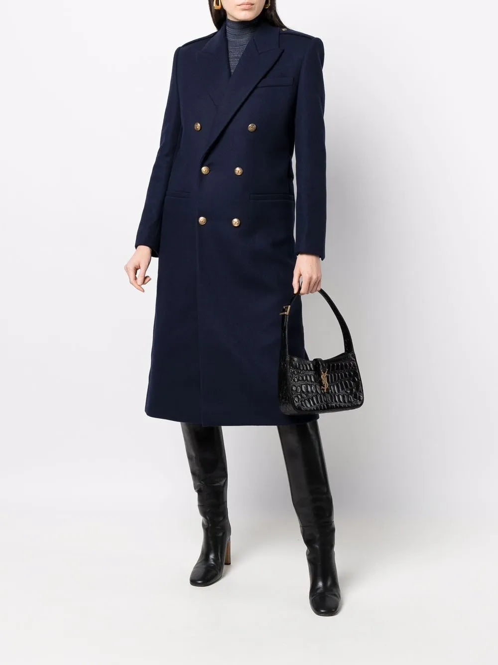 Double-Breasted Tailored Coat