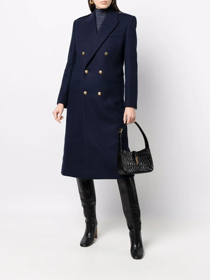 Double-Breasted Tailored Coat