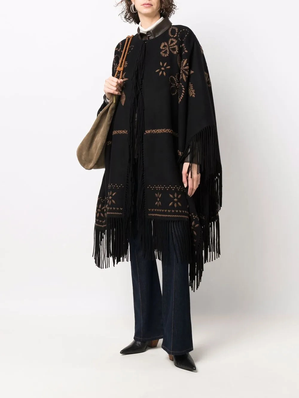 Tassel Trim Tassel Trim Poncho