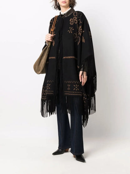 Tassel Trim Tassel Trim Poncho