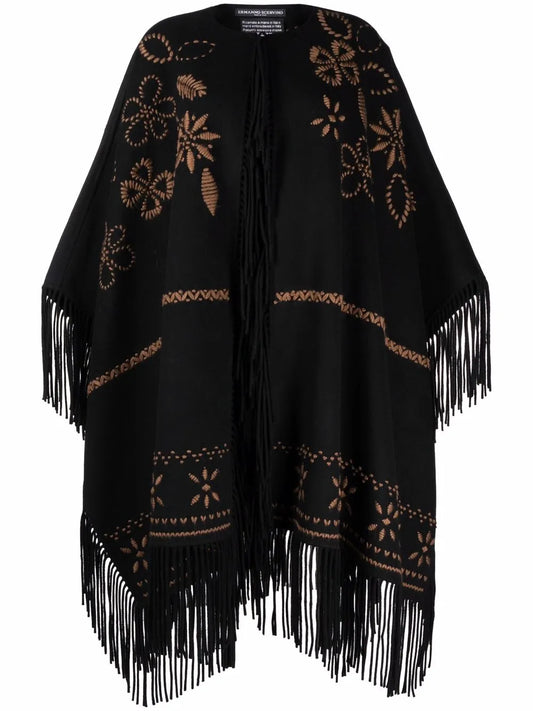 Tassel Trim Tassel Trim Poncho