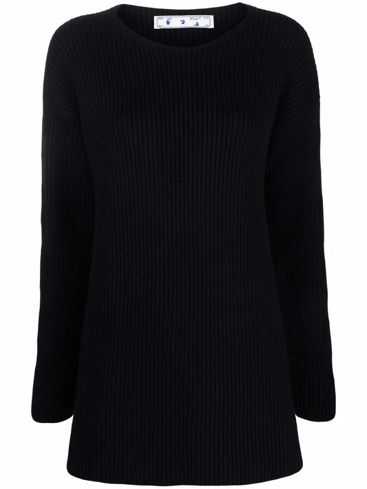 Ribbed-Knit Wool Jumper
