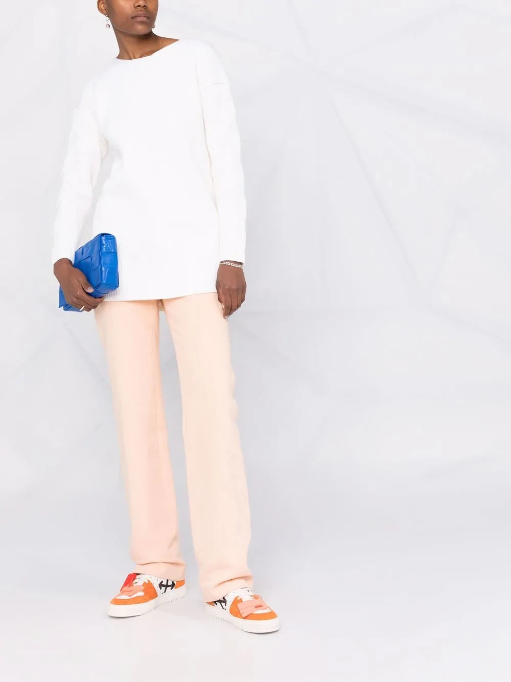 Ribbed-Knit Wool Jumper