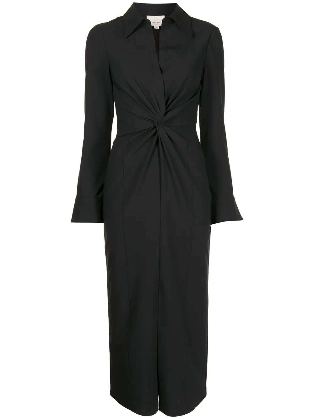 Mckenna Twist Midi Shirt Dress