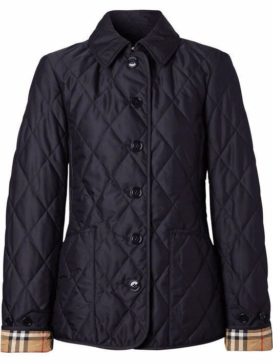 Diamond-Quilted Thermoregulated Jacket