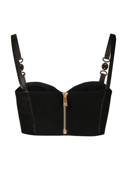 Medusa '95 Leather Bustier Top