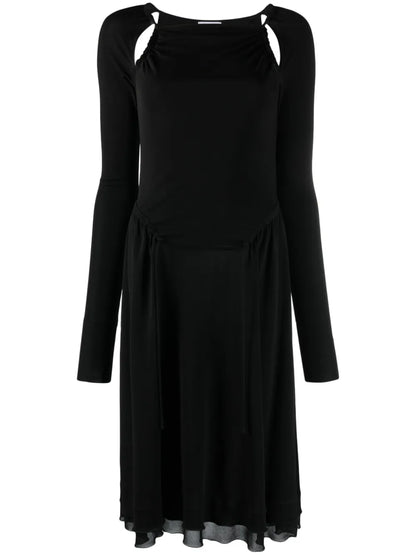 Cut-Out Detailed Midi Dress