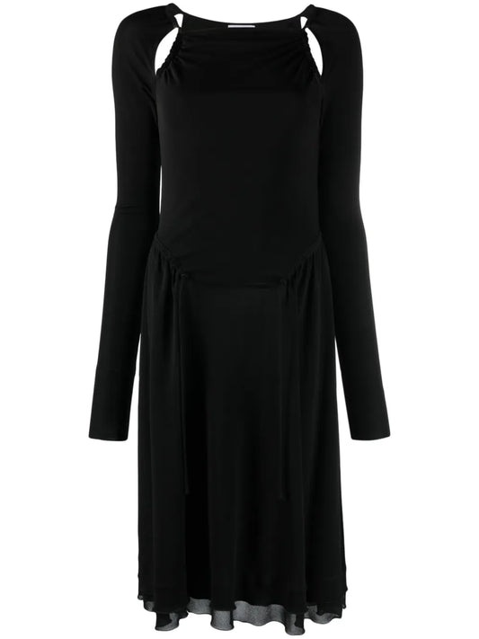 Cut-Out Detailed Midi Dress