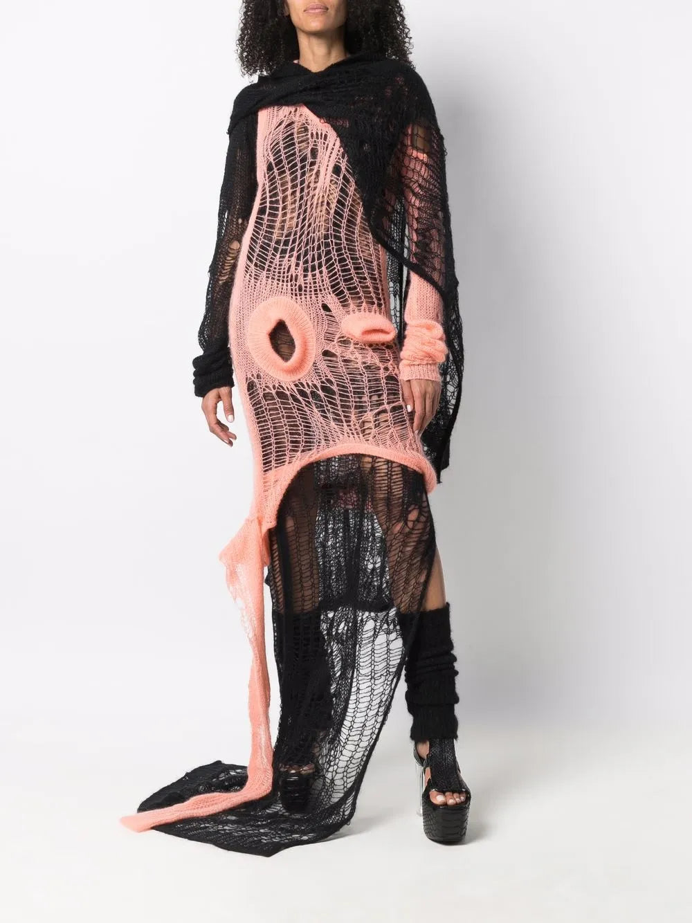 Spider Knitted Poncho