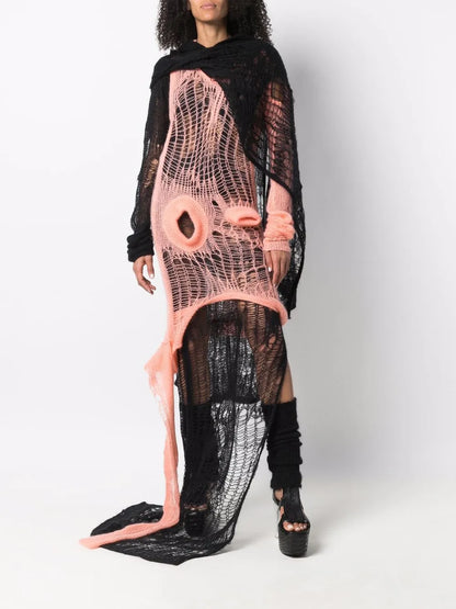 Spider Knitted Poncho