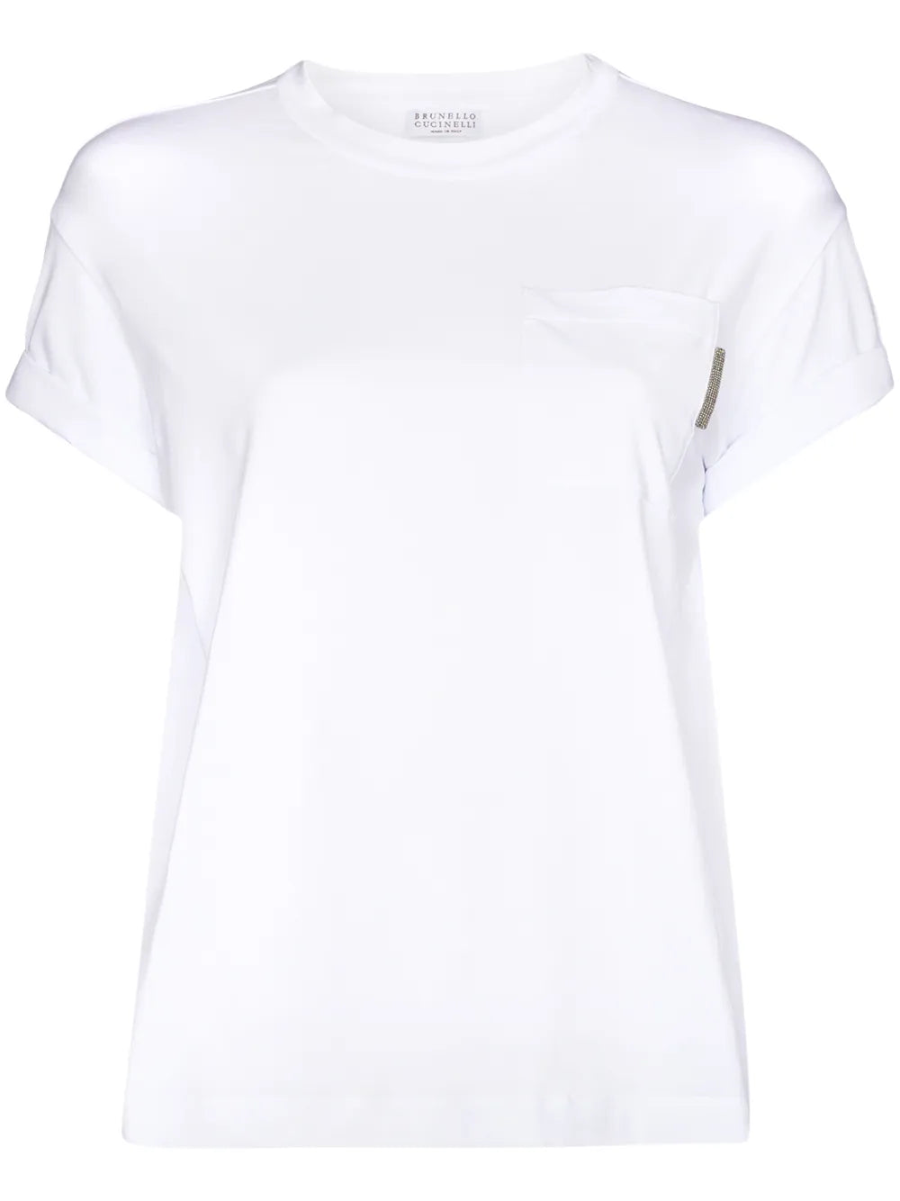 Monili Crew-Neck Cotton T-Shirt