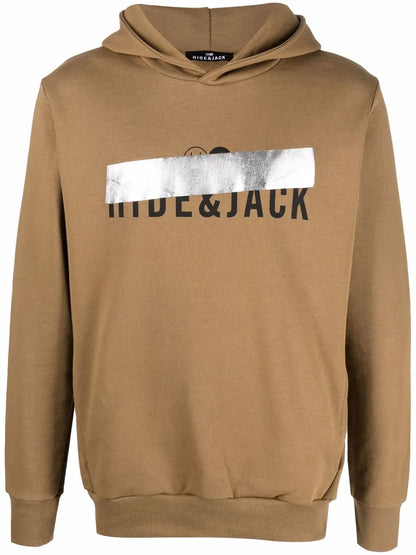 Logo-Print Pullover Hoodie