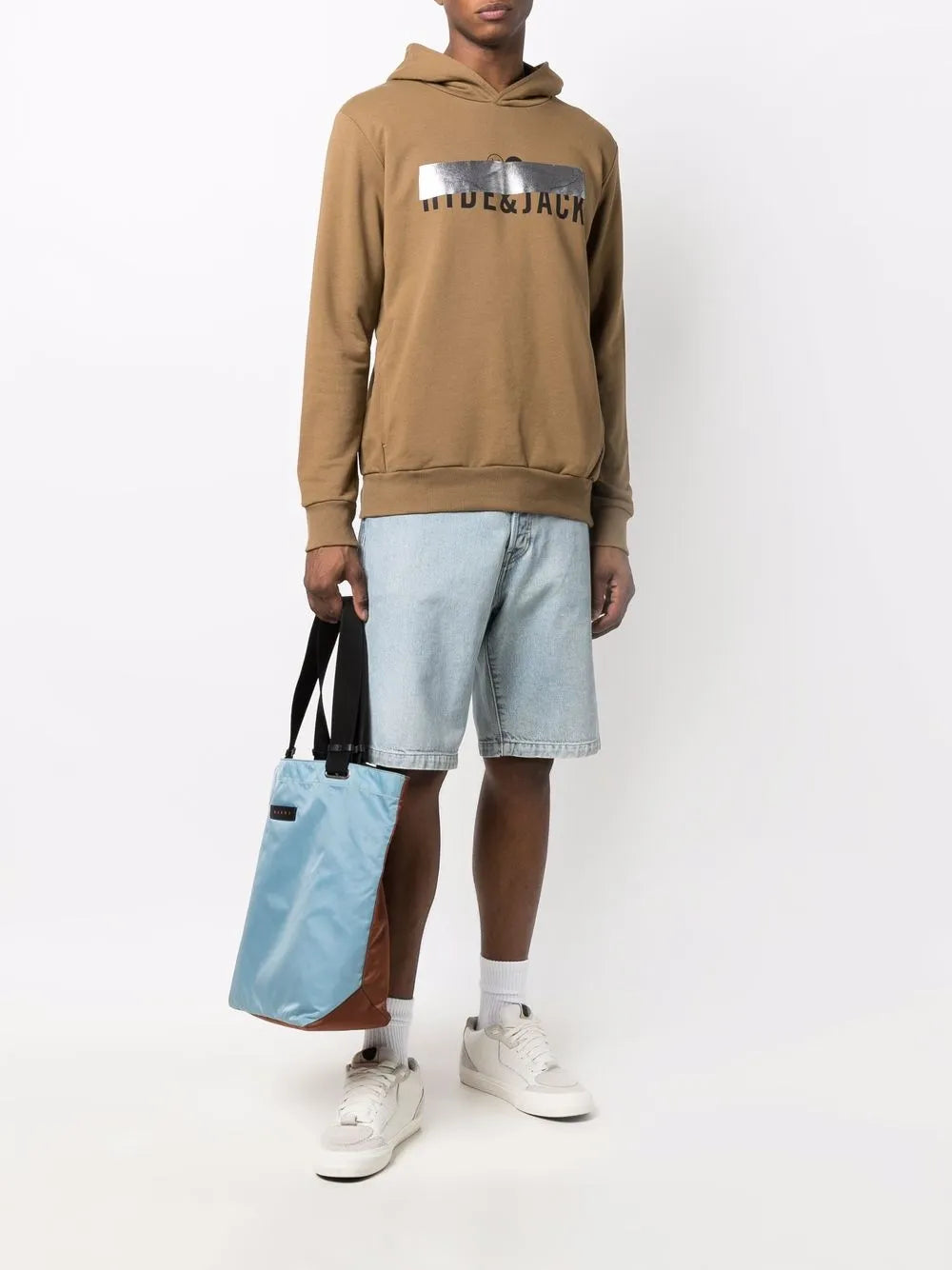 Logo-Print Pullover Hoodie